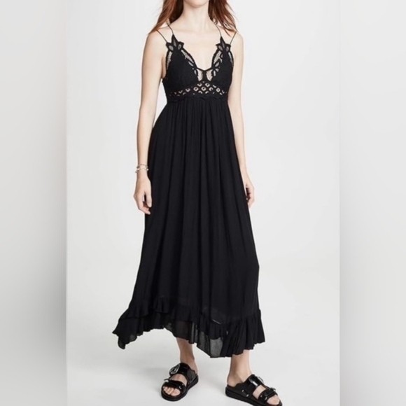 Free people adella crochet lace maxi dress - Picture 9 of 9